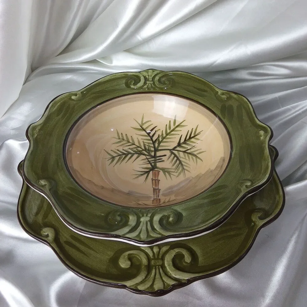 SAUVIGNON WEST INDIES DINNER PLATE & BOWL SET FOR 4